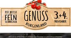 Desktop Screenshot of genuss-burgenland.at